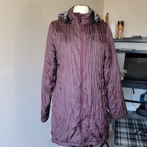 ORVIS Women's Purple Hooded Jacket. Size L
